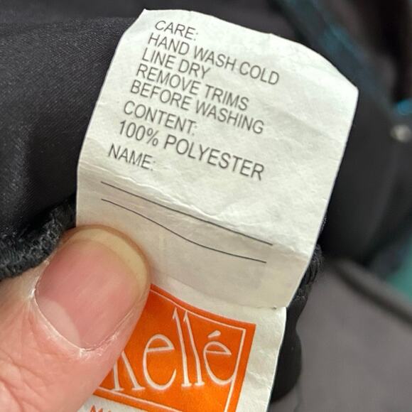 Kelle Women Dance Rave Costume Cyberpunk Long Sleeve Cropped Top Blue Medium - Picture 3 of 7